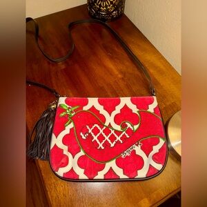 Brighton Christmas Love Dove Crossbody Purse